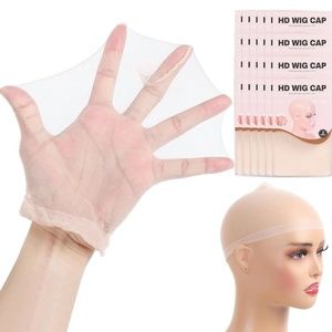 Transparent HD Wig Cap, Thin Nylon Cap for Women, Suitable for Parties, Weddings